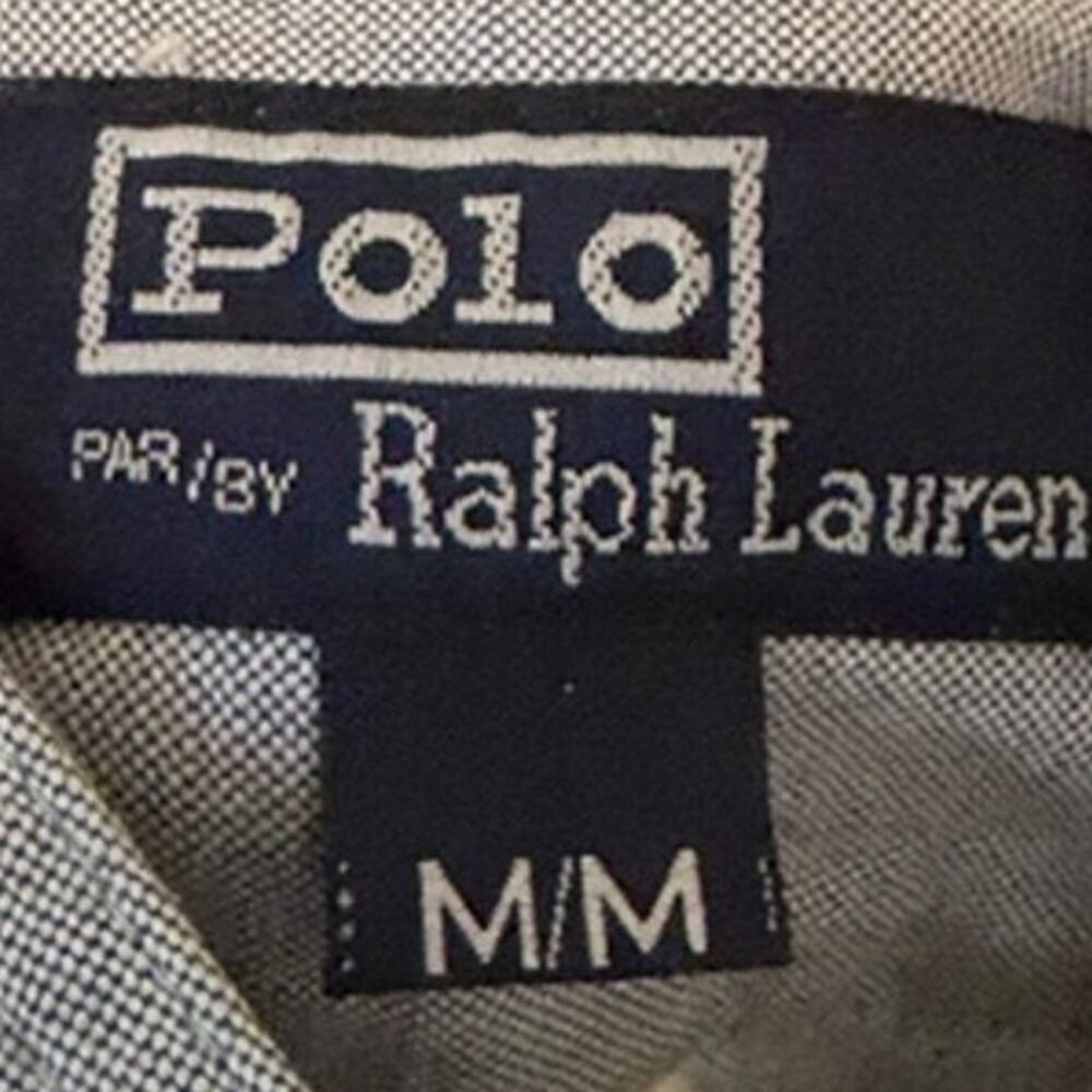 Polo Ralph Lauren Nightshirt Blue Button Front Sleep Shirt Mens Medium Unisex - Picture 2 of 5